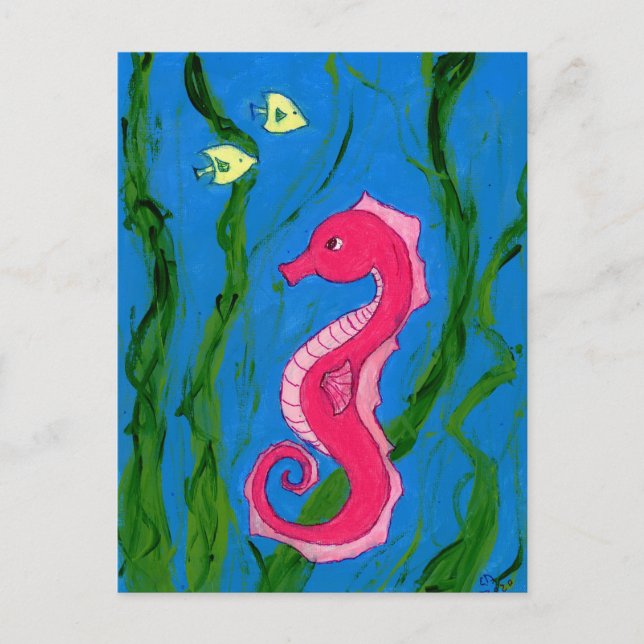 Sea Horse Vykort (Framsida)