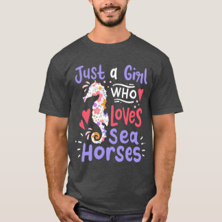Sea Horses Sea Lover-familjen T Shirt