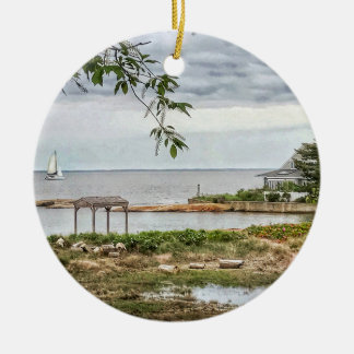 Sea iew Beach Madison, Connecticut Ornament