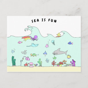 SEA IS-ROLIGT VYKORT