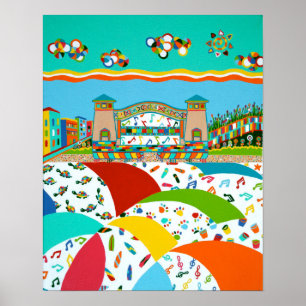 Sea Isle City Band Snäcka Poster