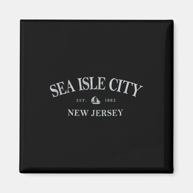 Sea Isle City New Jersey _ Sea Isle City Nj Sailbo Magnet (Framsidan)