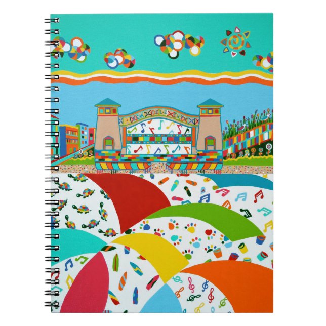 Sea Isle City, New jersey Spiral Notebook Anteckningsbok (Framsidan)