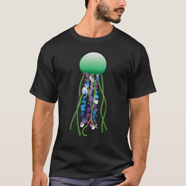 Sea Jellies Jellyfish Cnidaria Marine Animal T Shirt (Framsida)