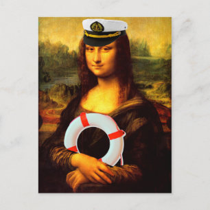 Sea Kapten Mona Lisa Vykort