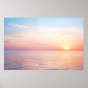 Sea Landcape Meditation Serene Tranquil Poster