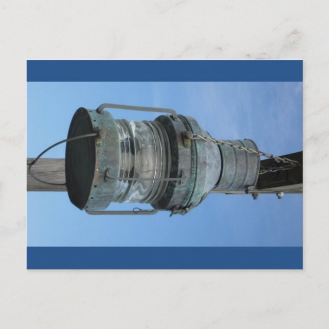 Sea Lantern, Pub Harbour, Maine Postcard Vykort (Framsida)