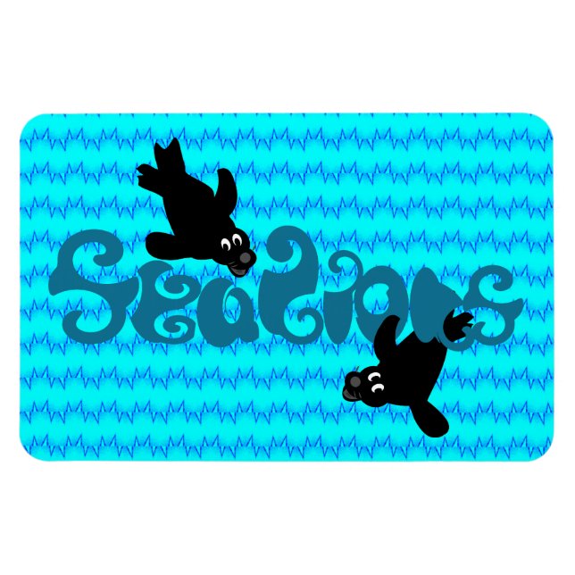 Sea Lejon Magnet (Horisontell)