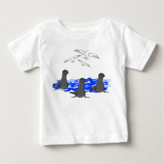 Sea Lejon Ocean & Fiskmåsar Småbarn Tee