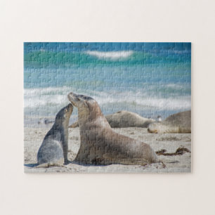Sea lejon Sealion Söt baby valp, barn 252 Pussel