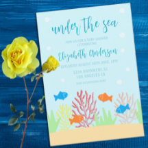 Sea Life Baby Shower