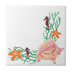 Sea Life Corner Kakelplatta