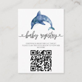 Sea Life Dolphin babydusch Tilläggskort