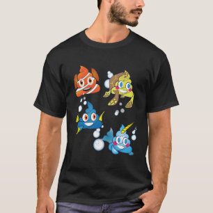 Sea Life Fishies ~ Fish Poop Emoji Fånig Roligt Wh T Shirt