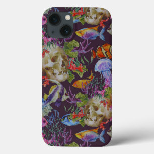 Sea Life Grunge Mönster