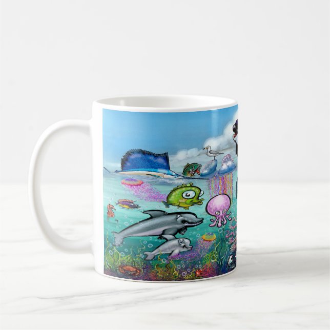 Sea Life Kaffemugg (Vänster)