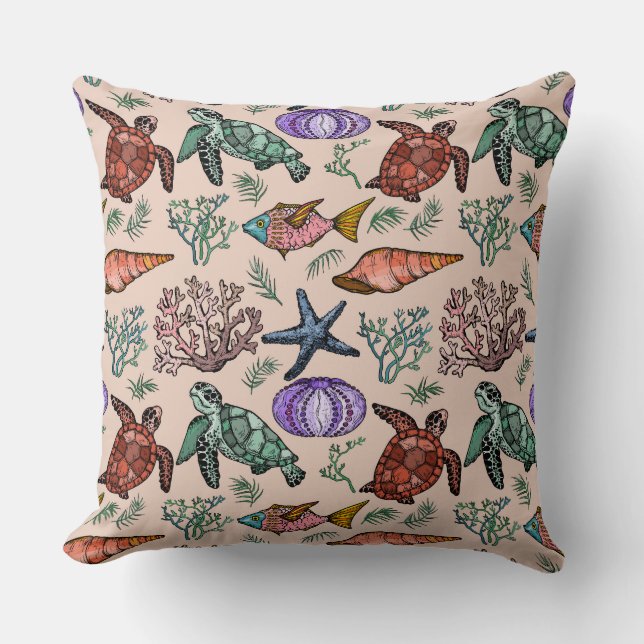 Sea Life Kudde (Framsida)