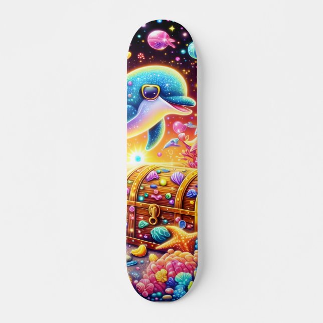 Sea Life Mini Skateboard Bräda 18,5 Cm (Framsida)