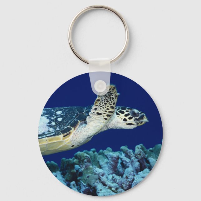 Sea Life - Sea Turtle Nyckelring (Framsida)
