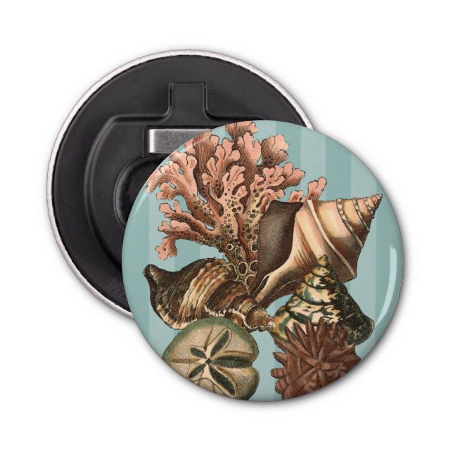 Sea Life Silhouette Flasköppnare (Framsidan)