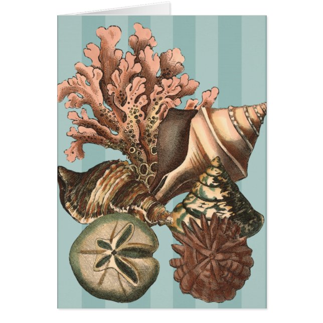 Sea Life Silhouette Hälsningskort (Framsidan)