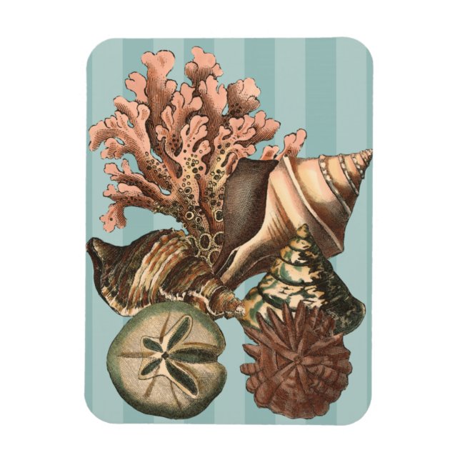 Sea Life Silhouette Magnet (Vertikal)