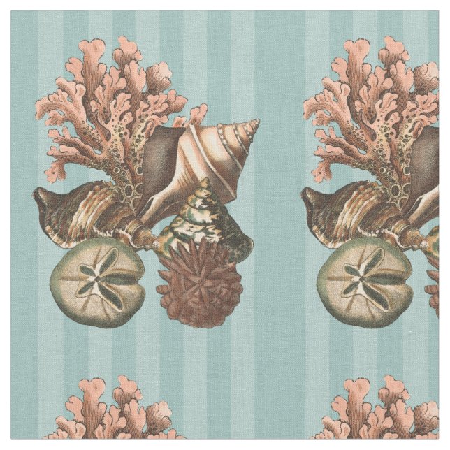 Sea Life Silhouette Tyg (Närbild)