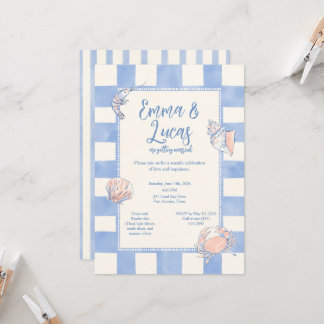 sea love Invitation Inbjudningar