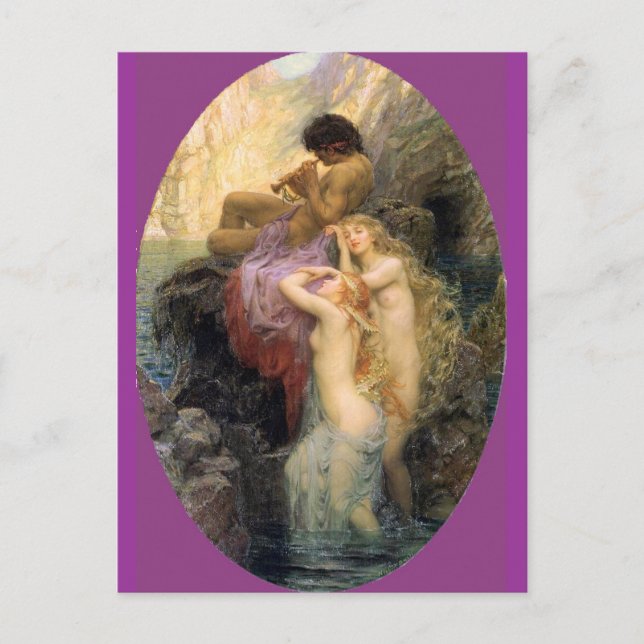 Sea Melodie - Herbert James Draper Vykort (Framsida)