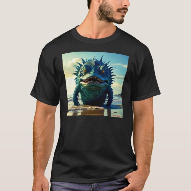 Sea Monster av Juan Cabana 2024 NEW T Shirt (Framsida)