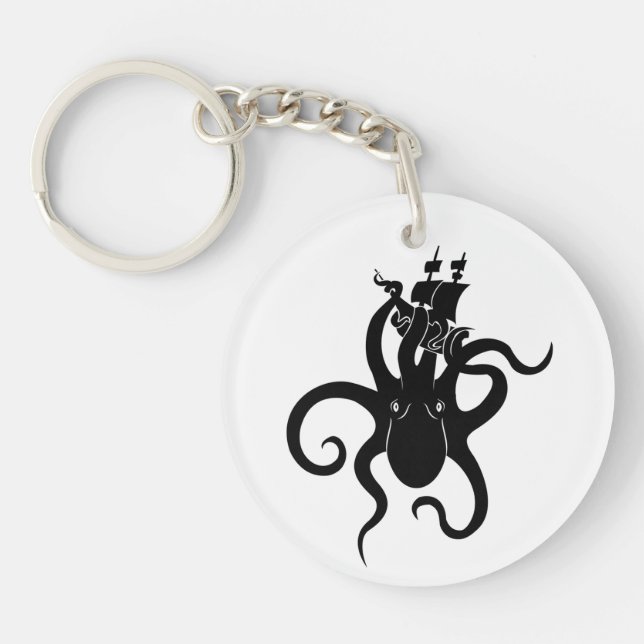 Sea Monster Blue och Black Kraken med Frakt (Framsidan)