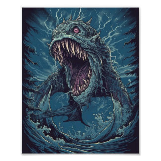 Sea Monster Fototryck
