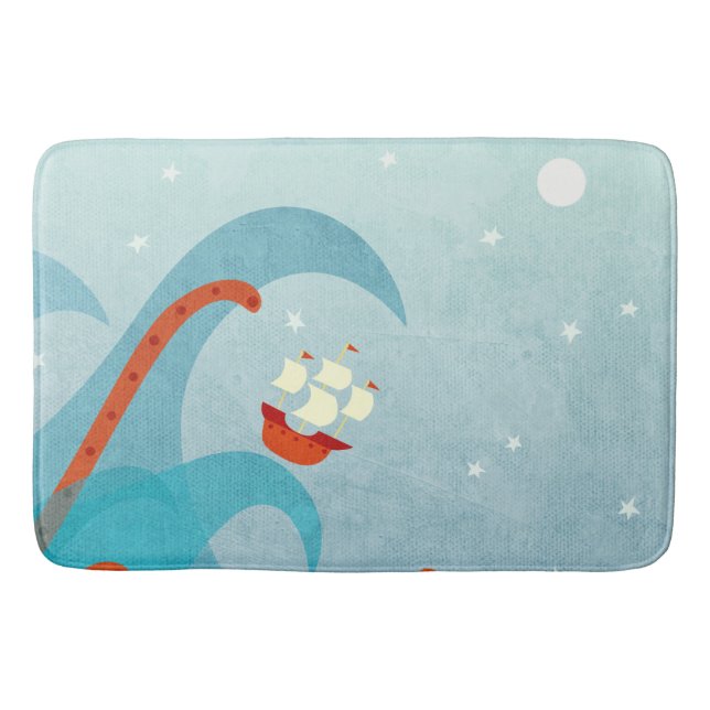 Sea Monster Sailing Badrumsmatta (Framsidan)