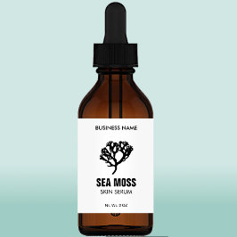 Sea Moss Skin Serum Labels Fraktsedel