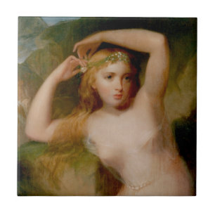 Sea Nymph (av Thomas Sully) Kakelplatta