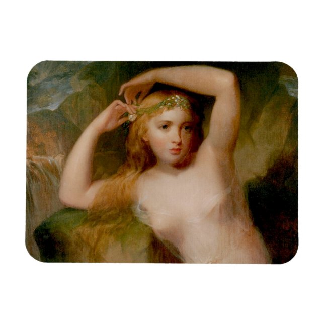 Sea Nymph (av Thomas Sully) Magnet (Horisontell)