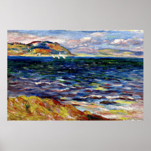 Sea of Bordighera by Renoir Poster