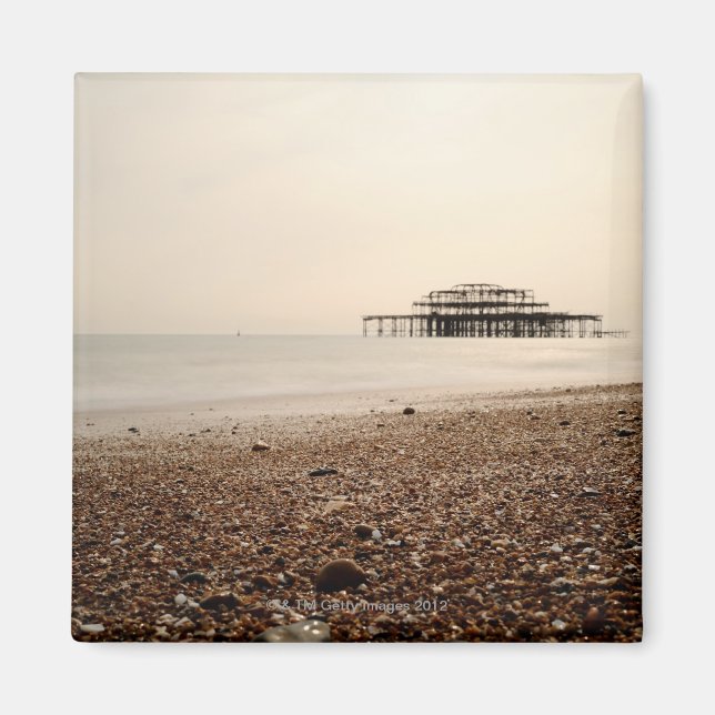 Sea of Brighton Beach Magnet (Framsidan)