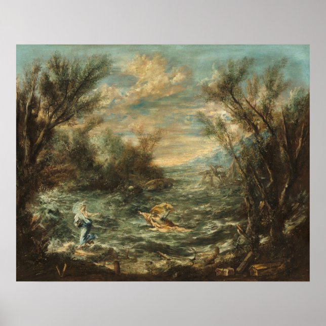 Sea of Galilee - A. Magnasco Fine Art Poster (Framsidan)