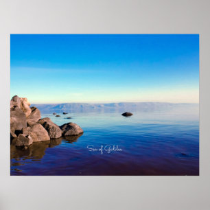 Sea of Galilee, picturesque photo, Poster