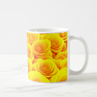 Sea of Golden Roses Kaffemugg