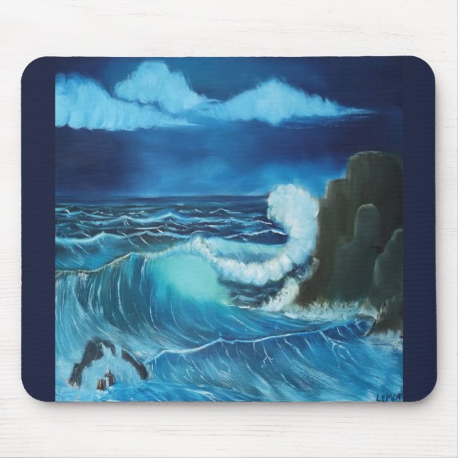 "Sea of Power" Mousepad design Musmatta (Framsidan)