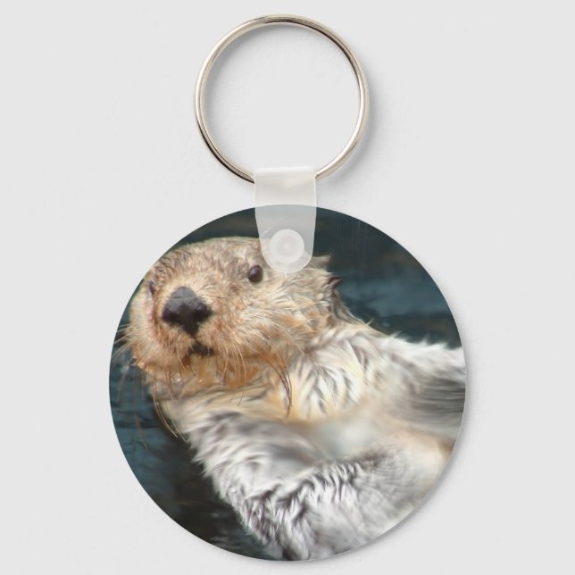 Sea Otter Keychain Nyckelring (Framsida)
