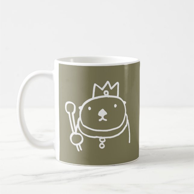 Sea Otter King & Queen color Kaffemugg (Vänster)