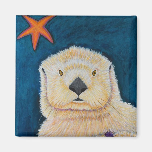 Sea Otter Magnet (Framsidan)