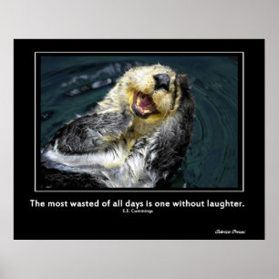 Sea Otter Motivational Poster