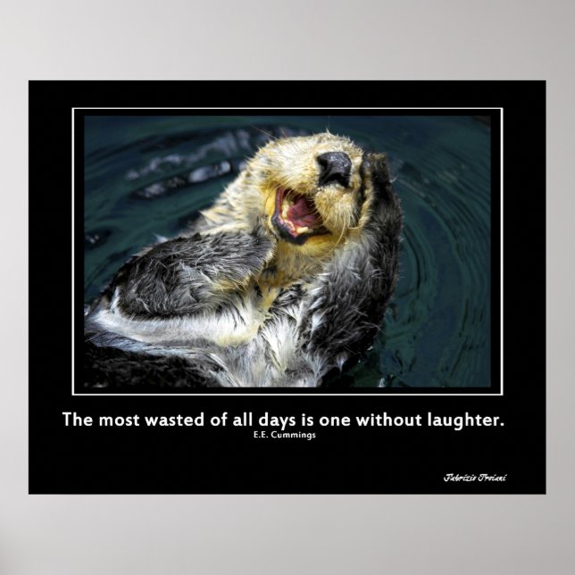 Sea Otter Motivational Poster (Framsidan)