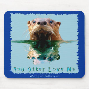 SEA OTTER Mousepads Musmatta