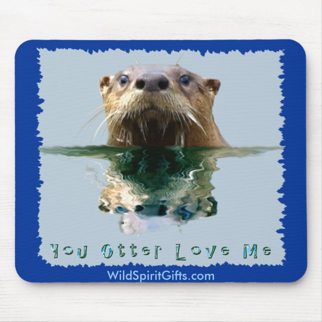 SEA OTTER Mousepads Musmatta (Framsidan)