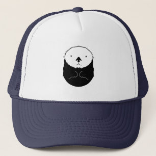 Sea Otter Silhouette Keps